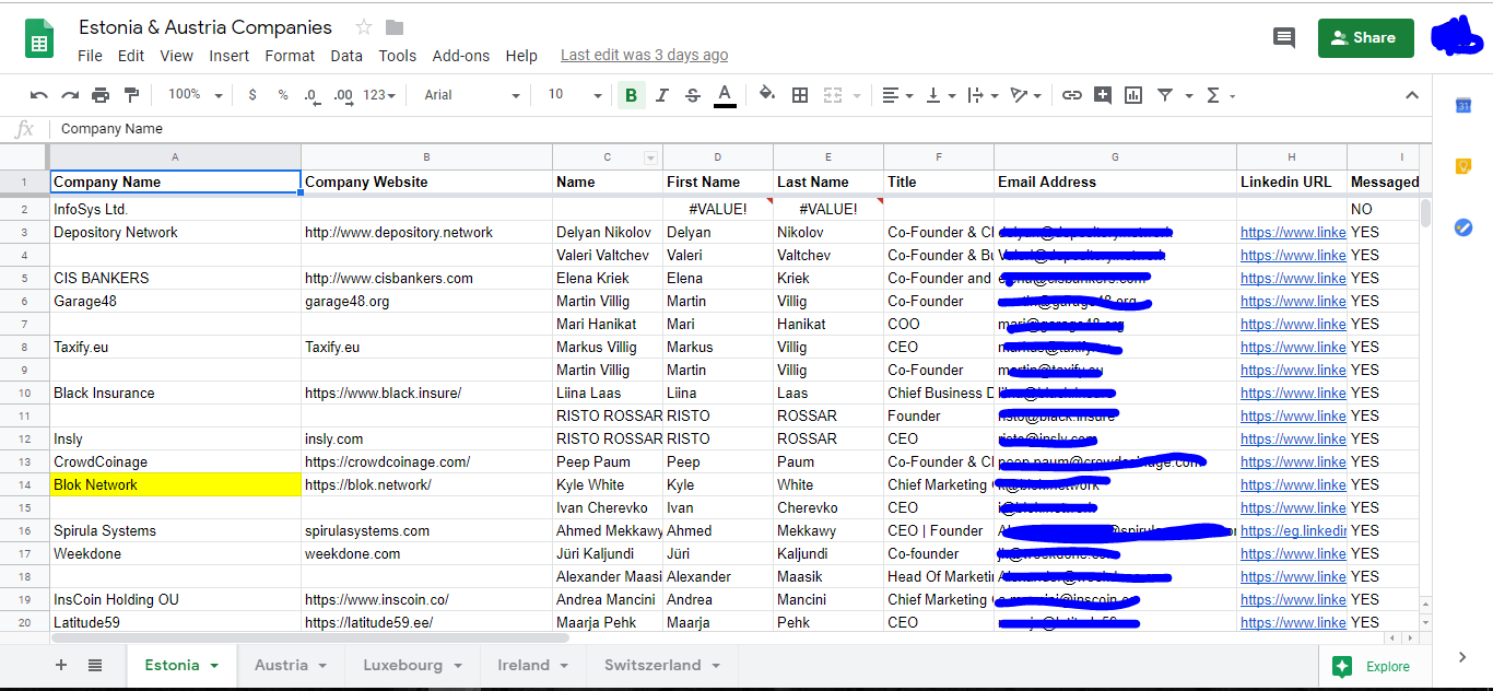 Company Research and Lead Generation